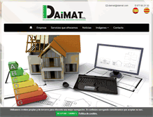 Tablet Screenshot of daimat.com